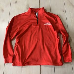 mens L Chicago Blackhawks‎ NHL 1/2 zip sweatshirt